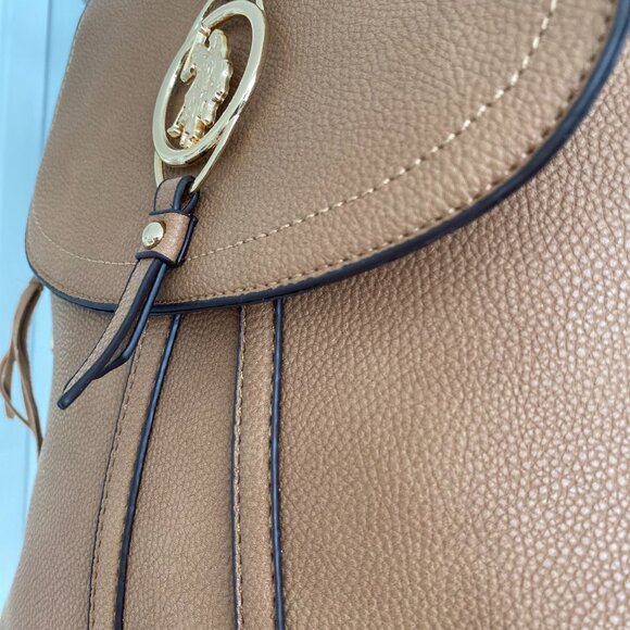 US POLO ASSN. Brown Medallion Backpack - Picture 8 of 15